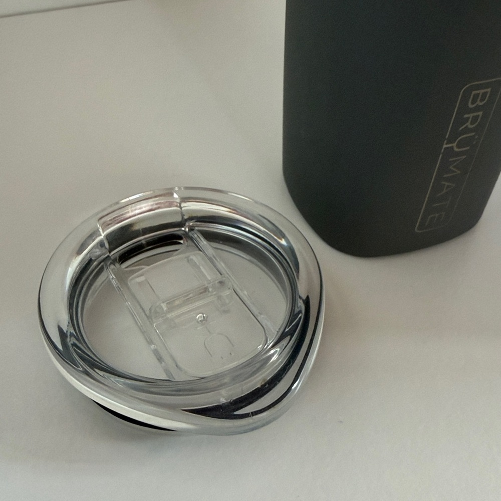 Brumate - Matte Gray - Highball Tumbler - 12oz- Travel Cup - Slider Lid - Skinny - Picture 6 of 7
